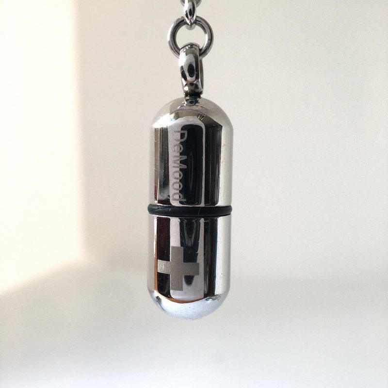 Original titanium steel pill pendant nipple ring