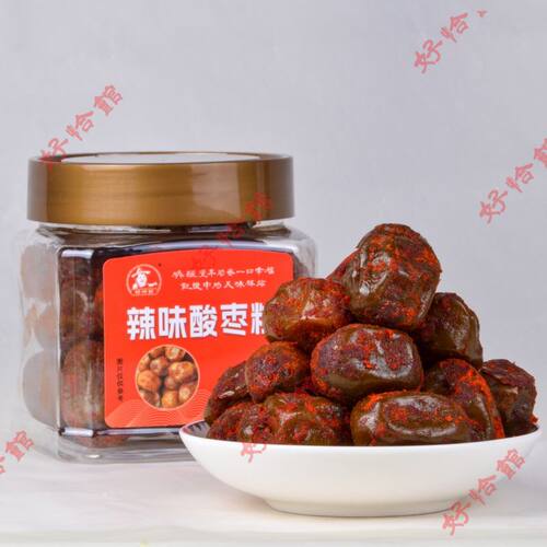 带皮酸枣粒280g瓶装辣味即食开胃菩提果湖南浏阳特产休闲零食 - 图3