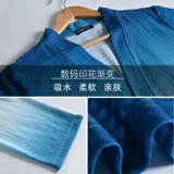 Мужской быстросохнущий банный халат для влюбленных для невесты, градиент, большой размер