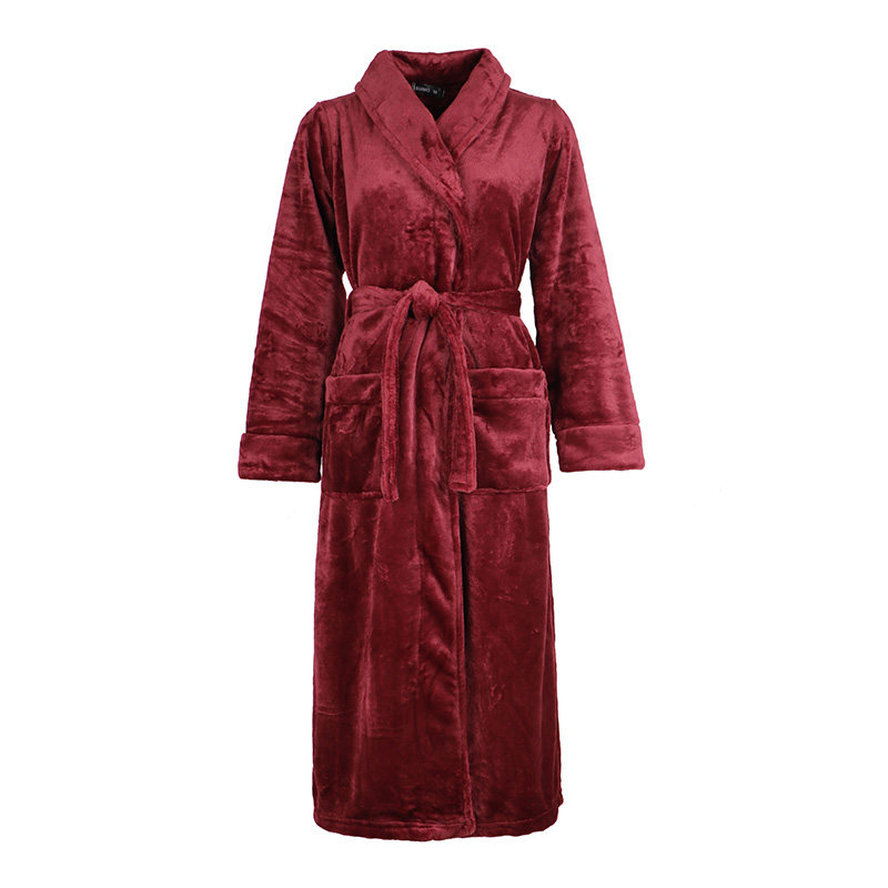 断码清仓 秋冬季中长款加厚法兰绒情侣睡袍男女士法兰绒浴袍冬天,淘宝优惠券,粉丝福利购,淘宝优惠卷