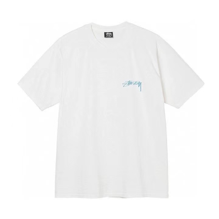 [海外正品]stussy2023新款经典印花短袖STU世界巡游男女青少年短T - 图2