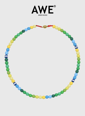 AWE泫雅风搪瓷项链夏日多巴胺