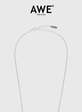 AWE海洋之心彩色爱心S925银项链