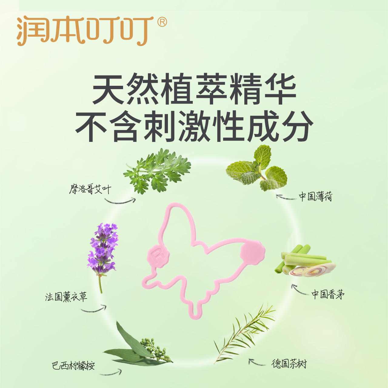 20条！【润.本】防蚊手环2包20条