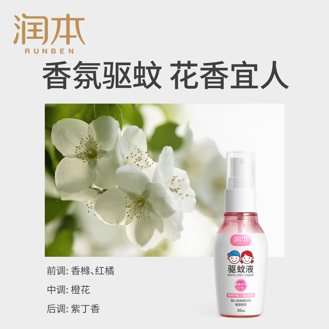 【U先试用】润本避蚊胺驱蚊液50ml - 图1