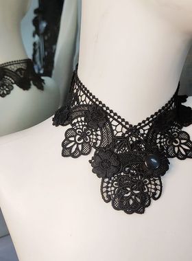 新款暗扣定制不过敏包邮蕾丝项链