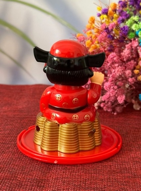 室内桌面招手摆件点头娃娃