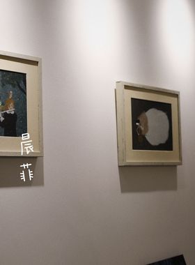 日本日式新款作家器 日下明  摆件绘本风客厅装饰画新品圣诞系列