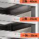 Kitchen pull-out microwave storage rack countertop three layers