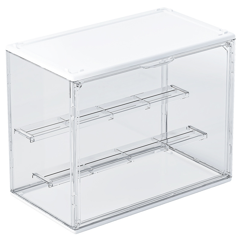 Figure storage box toy display stand transparent