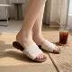 French pearl flip-flops for women new summer outer wear