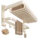 Bath towel rack bathroom punch-free integrated bathroom shelf