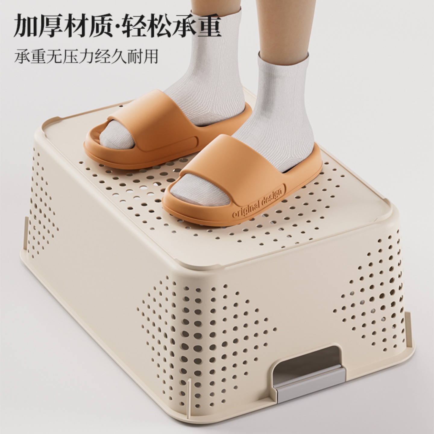 厨房收纳盒锅盖架置物架塑料锅具收纳架橱柜收纳盒收纳筐储物架子 - 图2