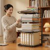 Subject classification storage rack multi-layer book storage rack