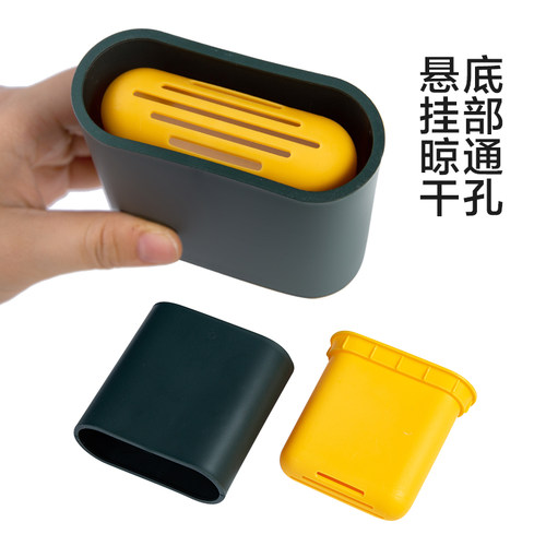 居家家马桶刷无死角家用硅胶清洁厕所刷子挂墙式卫生间乳胶刷神器 - 图2