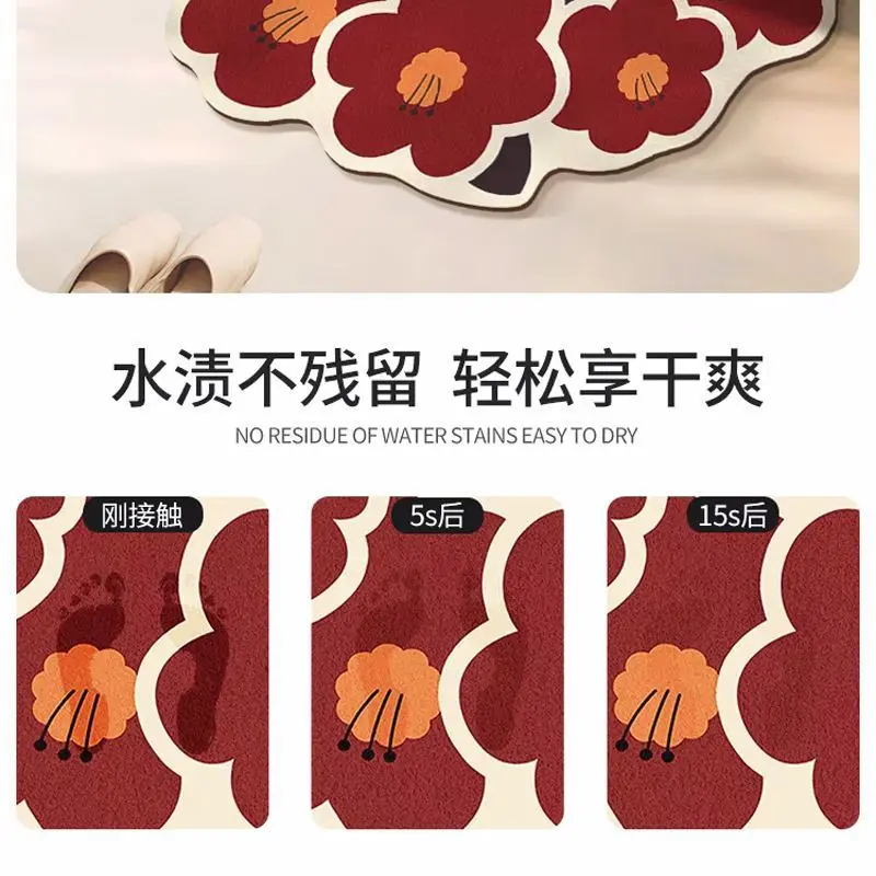 家用卫生间马桶垫硅藻泥吸水速干家用防滑脚垫浴室垫厕所弧形垫子,淘宝优惠券,粉丝福利购,淘宝优惠卷