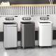 Double layer trash can lid stainless steel household toilet kitchen
