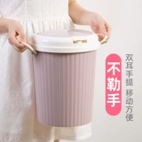 Домашняя кухонная мусорная банка с крышкой домашняя гостиная спальня милая с туалетом, водонепроницаемой и дезодорантной корзиной