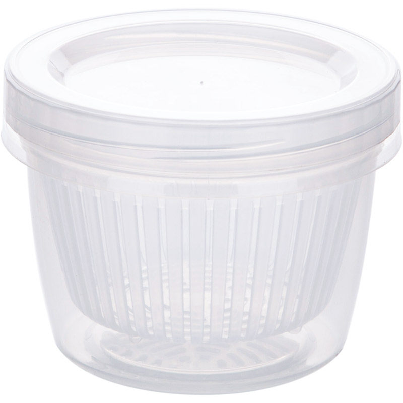 居家家葱姜蒜保鲜盒冰箱专用食品级装葱花备菜盒沥水密封小收纳盒 - 图3