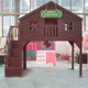 Creative bunk bed double height tree house children's furniture