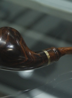 精美海黄烟斗老油梨木雕海南黄花梨老料把玩摆件