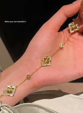 2026 新款四叶草手链女款轻奢小众精致高级感高颜值学生党 1