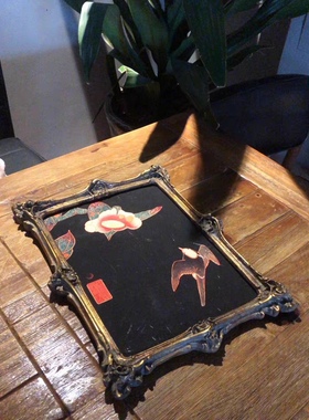 新中式法式复古画欧式客厅卧室美式轻奢餐厅挂画法式小众艺术壁画