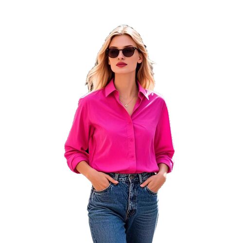 Simple All-match Women's Shirt Elegant Work Clothes - 图3