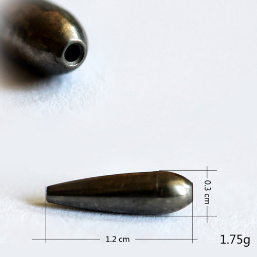 3/5/10PCS Tungsten Bullet Weight Tungsten Fishing Weight Sin-图2