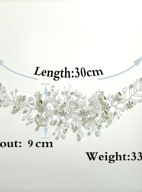 Pearl Crystal Wedding Hair Combs Hair Accessories for Bridal