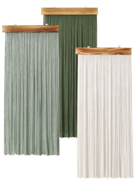 Wood Board Tassel Tapestries Wall Hanging Decoration Bohemia