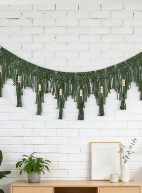 Bohemian tton Rope Hand-woven Wall Hanging Wall Decorations