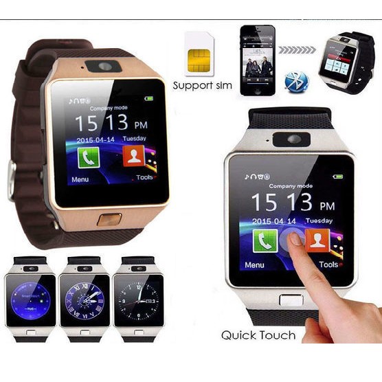 Dz09 Smart Watch Bluetooth Children's Phone Watch Touch Scre-图0