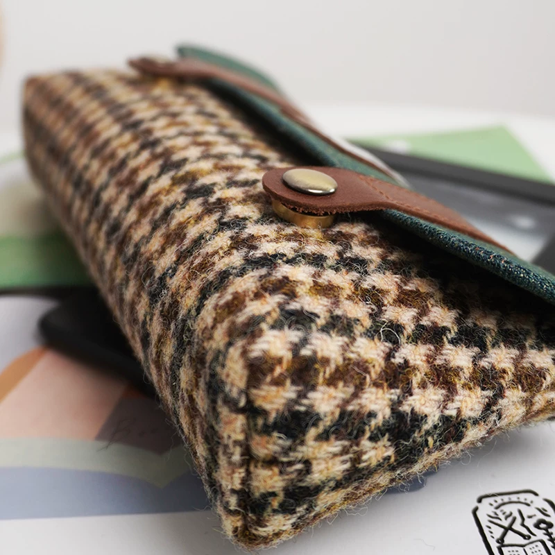 Капиacious high quality retro pencil case, organizer bag, DIY
