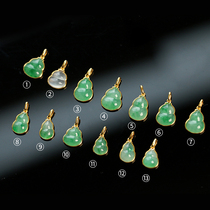 South Court Jade Emerald Gourd Pendant Pendant 02