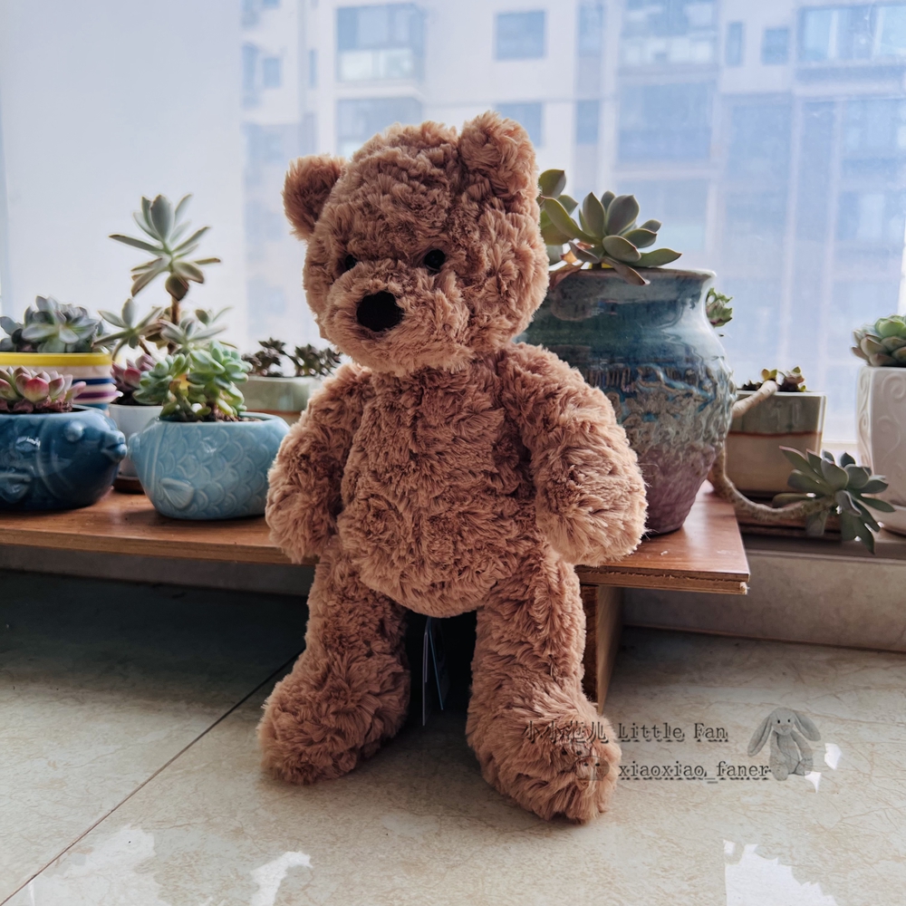 正品现货 英国Jellycat 笨笨巴塞罗熊 浴袍南瓜草莓熊毛绒玩具 - 图2