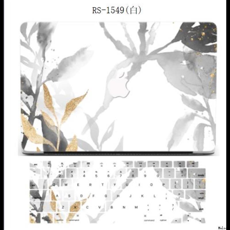 New Case适用于Macbook Air 13.6 M2 A2681 2022 Macbook Pro 13 14 A2779 A2918 Case+Keyboard Cover 2023 - 图3