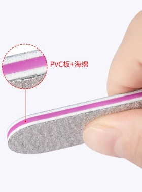 双面指甲锉美甲砂条指甲修边修形