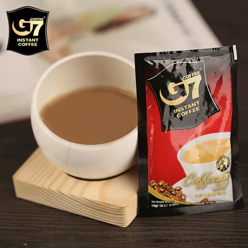 Вьетнам импортированные центральные равнины G7 Coffee 100 Оригинальный три -в одном одно скоростном растворе G7 Special -Thick Coffee Powder 800G содержит 50 упаковок