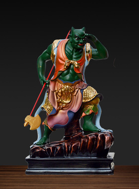 千里眼顺风耳摆件树脂中式