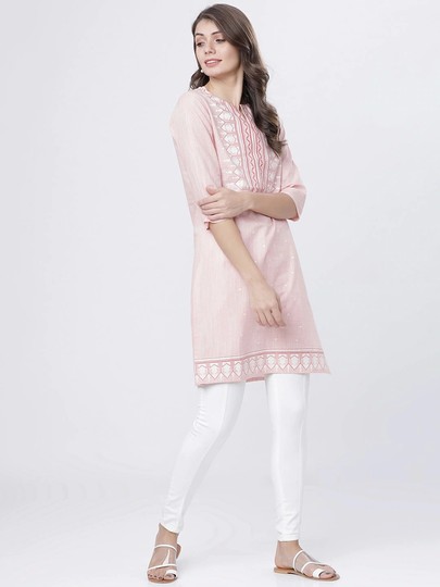 Top im Ethno-Stil aus indischer importierter reiner Baumwolle