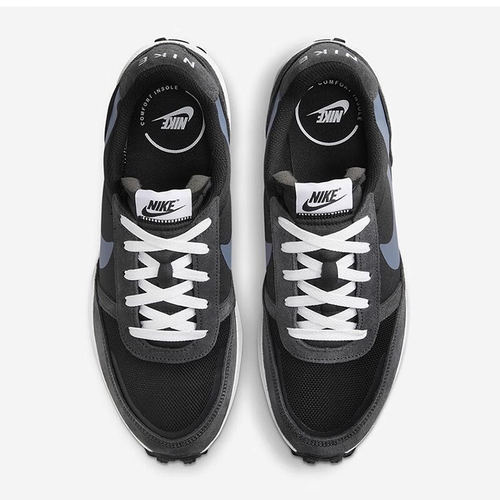 Nike/耐克正品WAFFLE NAV男厚底缓震运动跑步鞋FJ4195-001 - 图1