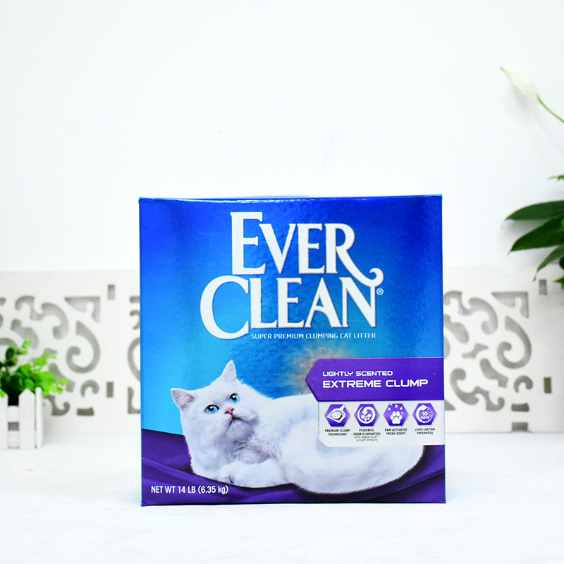 腐败猫Ever Clean铂钻猫砂清香膨润土砂除臭去味结团砂25磅 - 图0