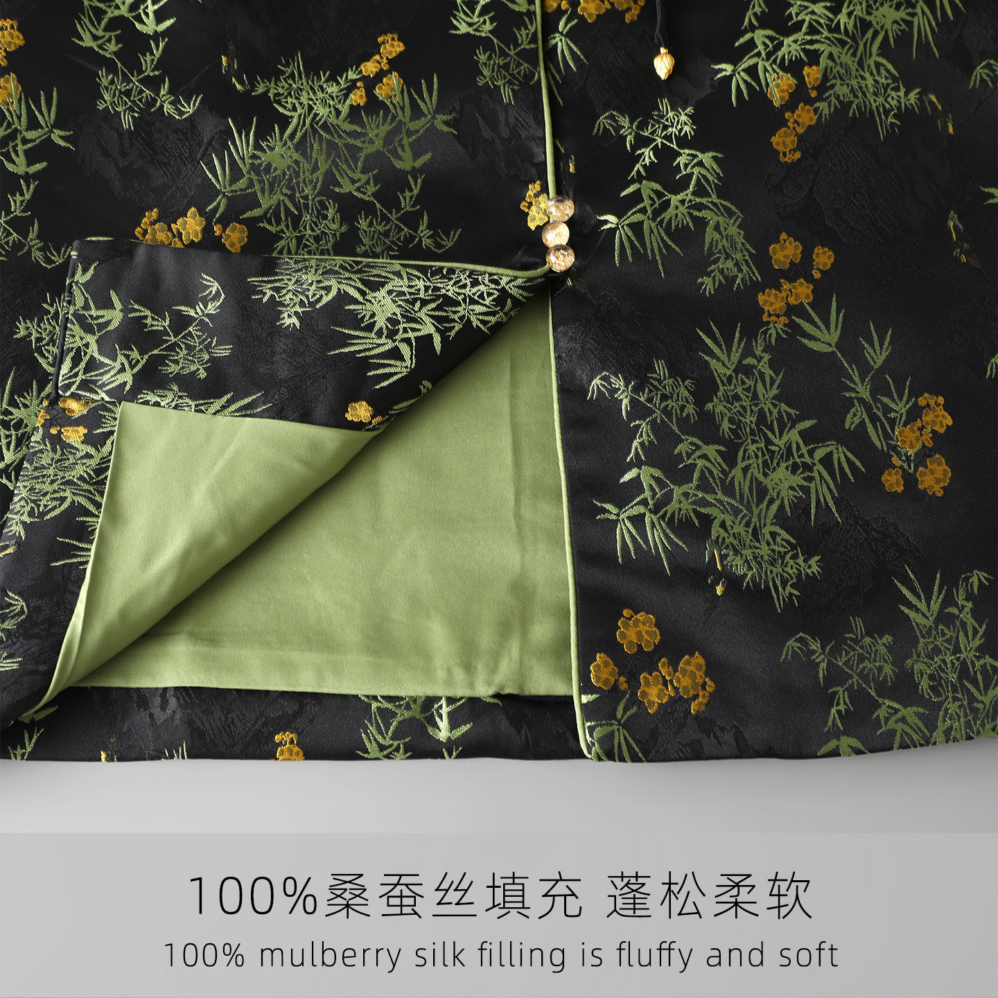 新中式100%桑蚕丝填充保暖马甲 复古国风盘扣古典优雅真丝女背心,淘宝优惠券,粉丝福利购,淘宝优惠卷