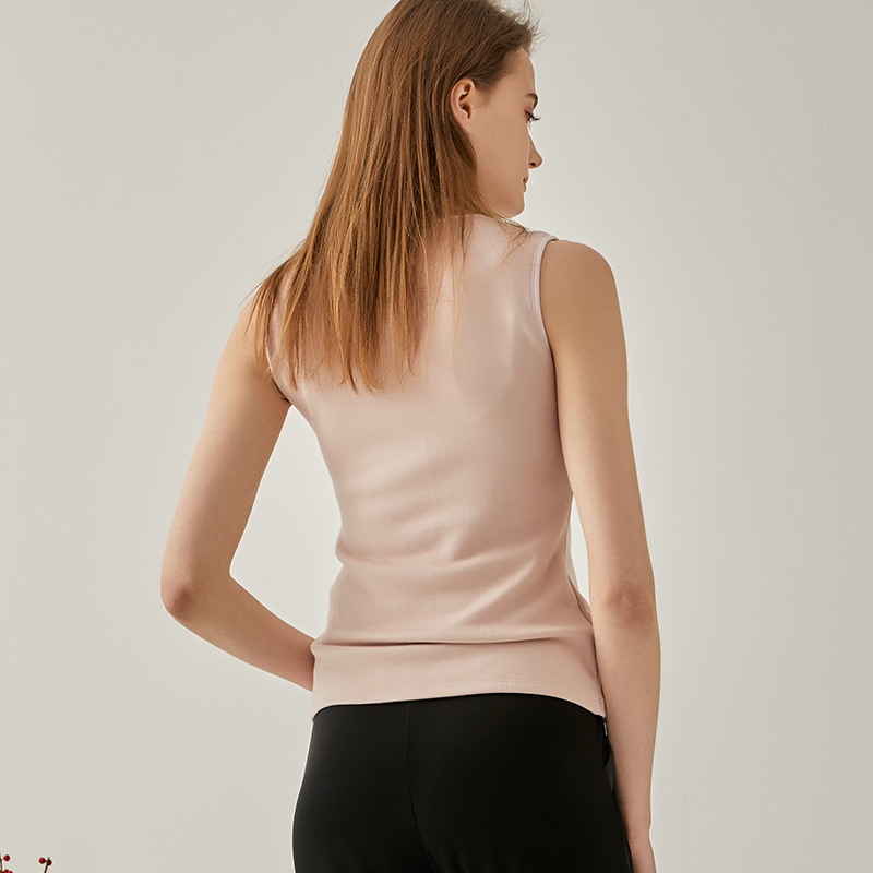 秋冬款真丝拉绒女背心 桑蚕丝保暖内衣 柔软舒适无袖圆领打底上衣,淘宝优惠券,粉丝福利购,淘宝优惠卷