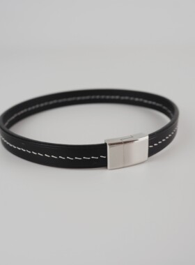 磁扣小choker项圈定制女 手环两用款 情调puppy真皮朋克手工皮具