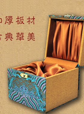 大号锦盒高档瓷器玉器文玩古玩花瓶摆件云纹包装盒收纳礼品盒定制