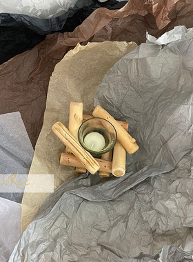 网红皱皱冷淡风神器背景纸美甲