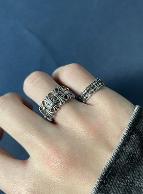 不掉色开口可调节尾戒男潮