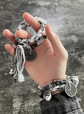 花钱双层手绳太极山鬼